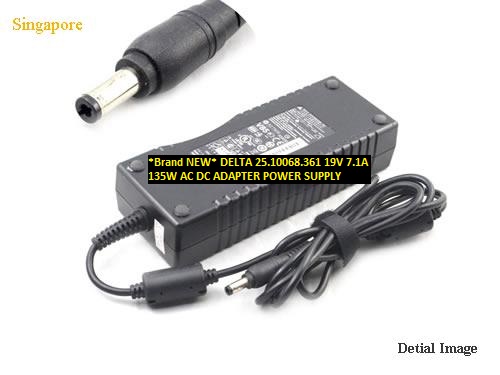 *Brand NEW* DELTA 25.10068.361 19V 7.1A 135W AC DC ADAPTER POWER SUPPLY